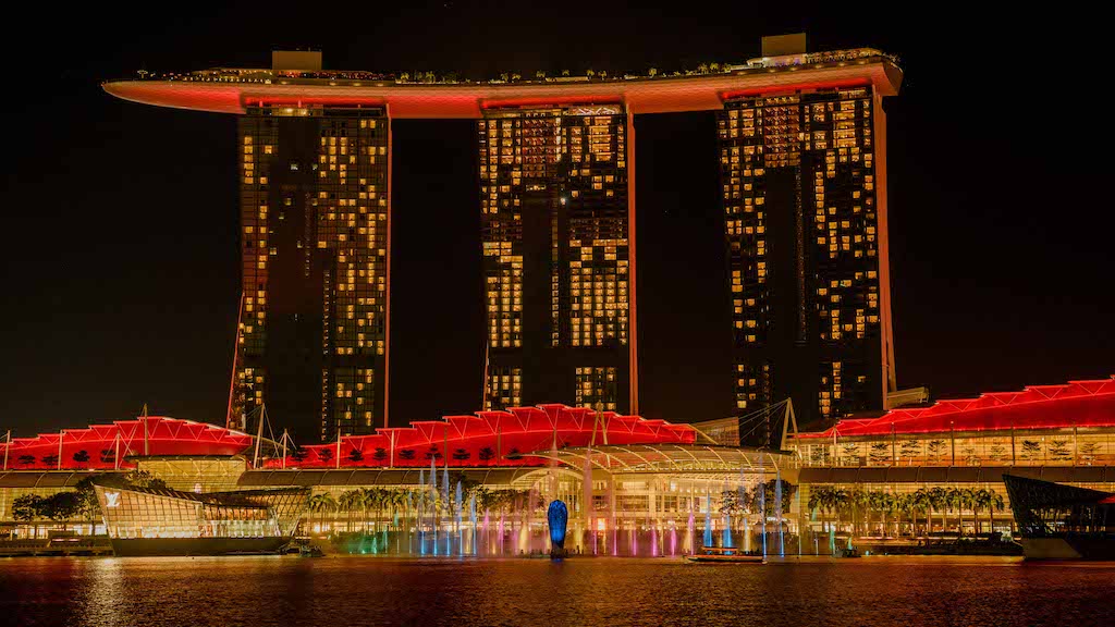 Spectra, Marins Bay Sands show, singapore