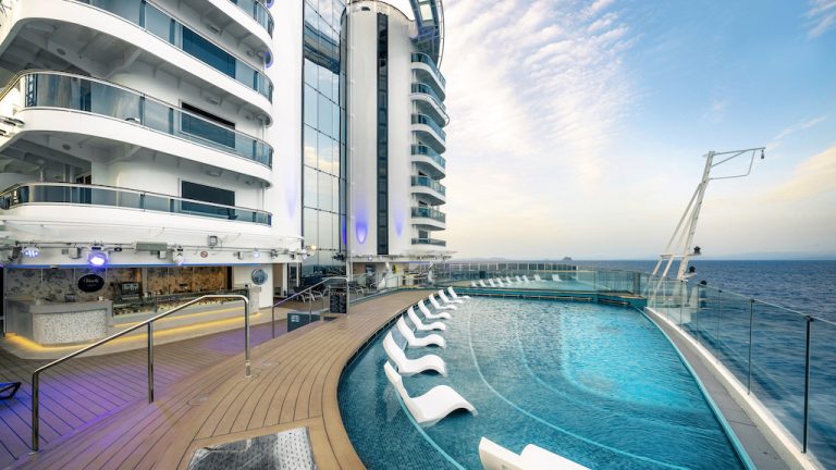 MSC Seascape infinity pool aft