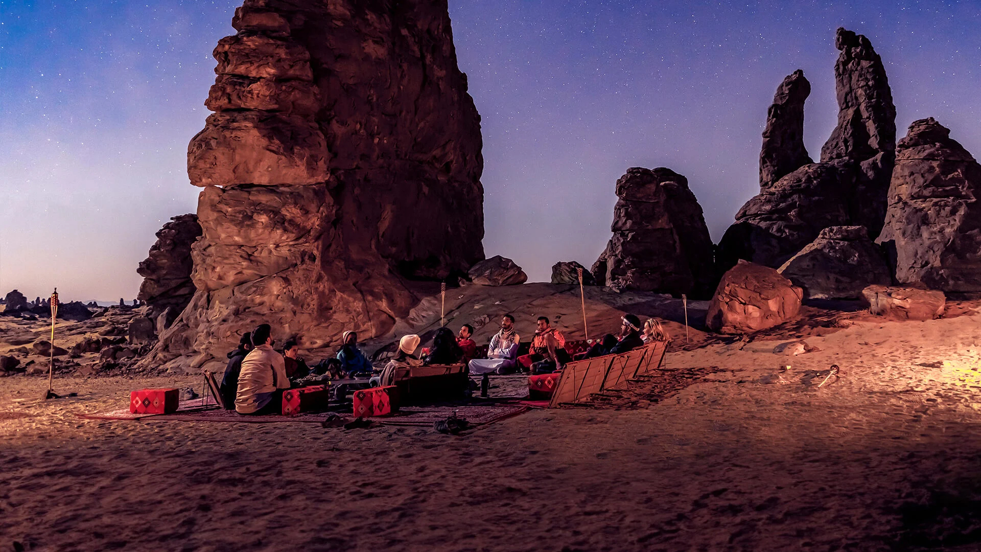 Stargazing at Gharameel, AlUla